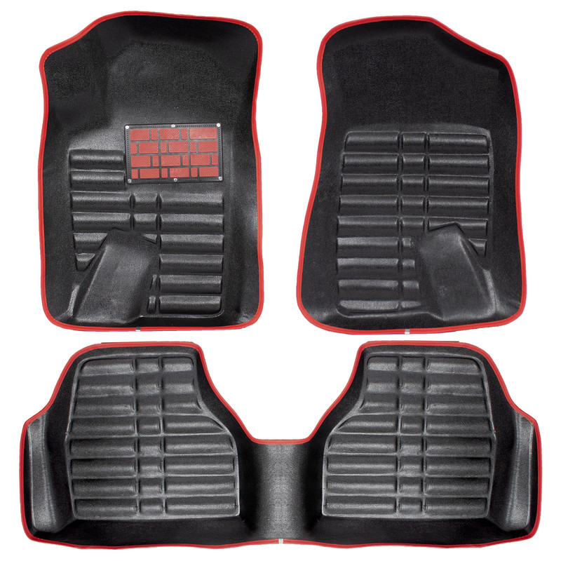 کفپوش سه بعدی خودرو مدل A-h دو رنگ مناسب برای دنا