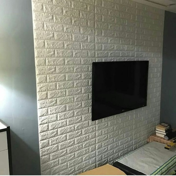 دیوارپوش مدل ساتکس طرح آجری بسته 4 عددی