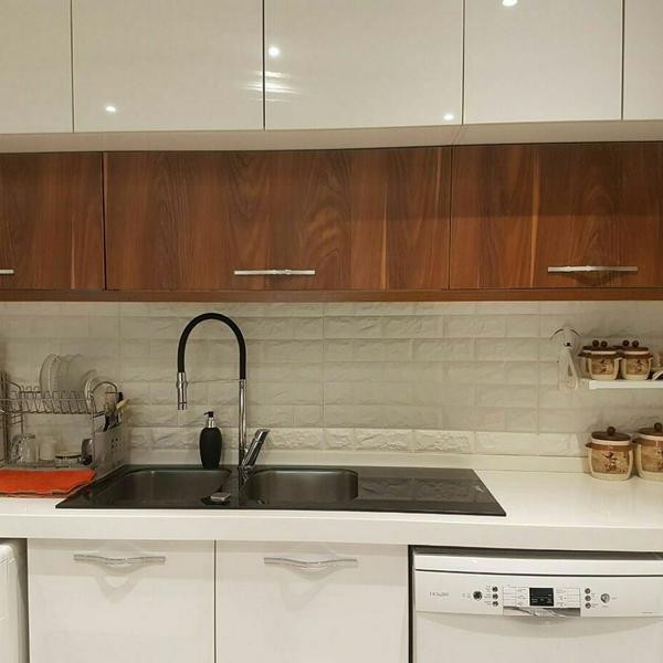 دیوارپوش طرح آجری بسته 4 عددی