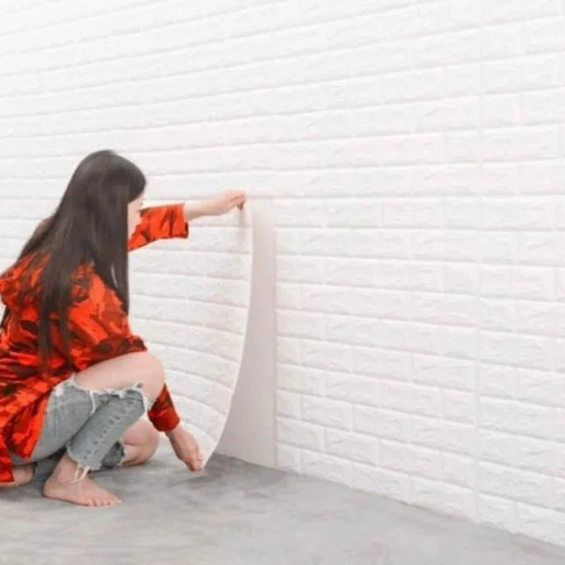 دیوارپوش مدل فومی کد AS05 بسته 6 عددی
