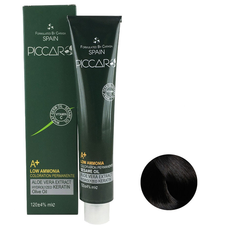 رنگ مو پیکارو شماره 5.00 حجم 120 میلی لیتر رنگ قهوه ای روشن اکسترا