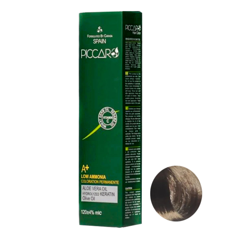 رنگ مو پيكارو سري طبيعي شماره 7.00 حجم 120 ميلي ليتر رنگ بلوند متوسط