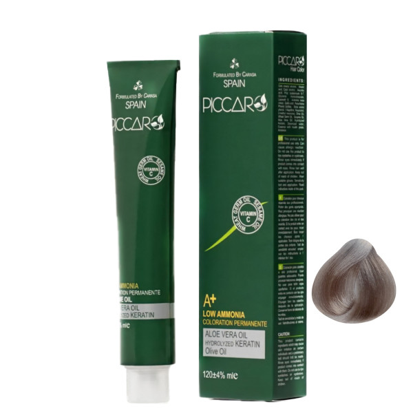 رنگ مو پیکارو شماره 12.12 حجم 120 میلی لیتر رنگ بنفش دودي پلاتينه