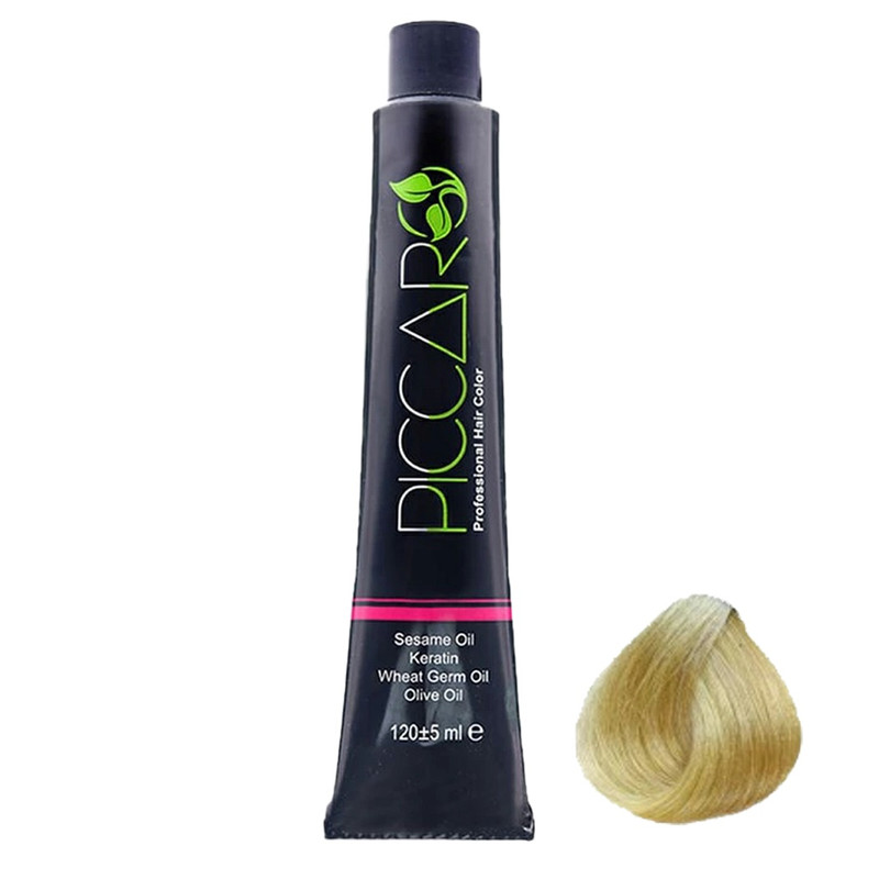 رنگ مو پیکارو شماره 12.33 حجم 120 میلی لیتر رنگ بلوند پلاتينه زيتوني