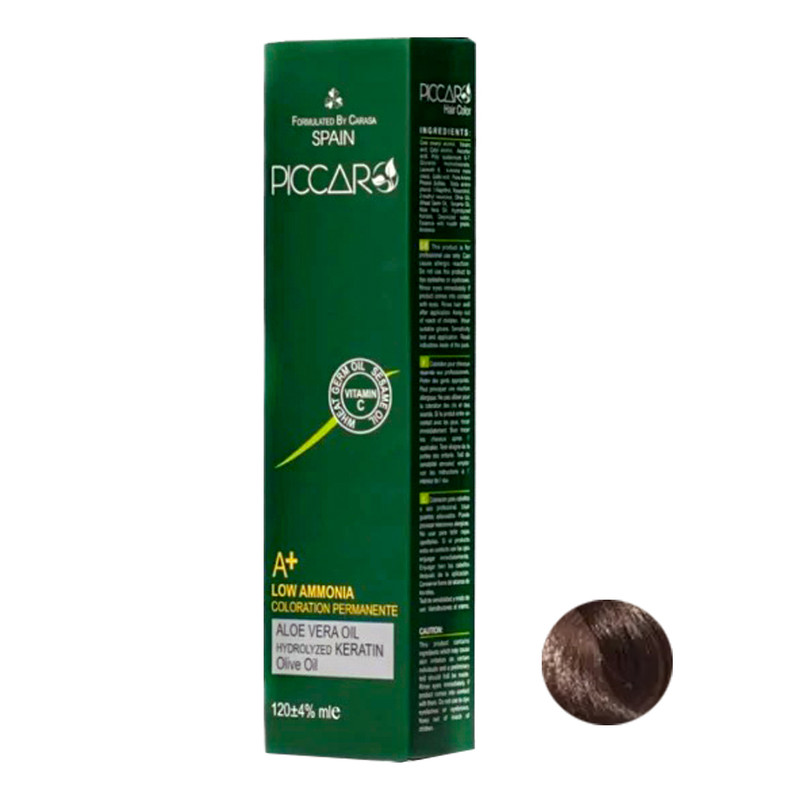 رنگ مو پیکارو شماره 7/7 حجم 120 میلی لیتر رنگ بلوند شکلاتی