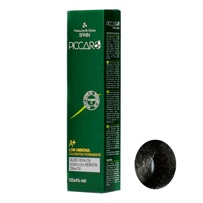 رنگ مو پيكارو شماره M5 حجم 120 ميلي ليتر رنگ قهوه اي زيتوني روشن