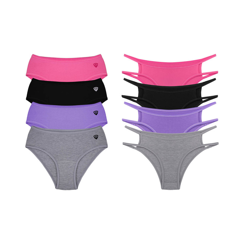 شورت زنانه تاپیک مدل مودال بسته 8 عددی