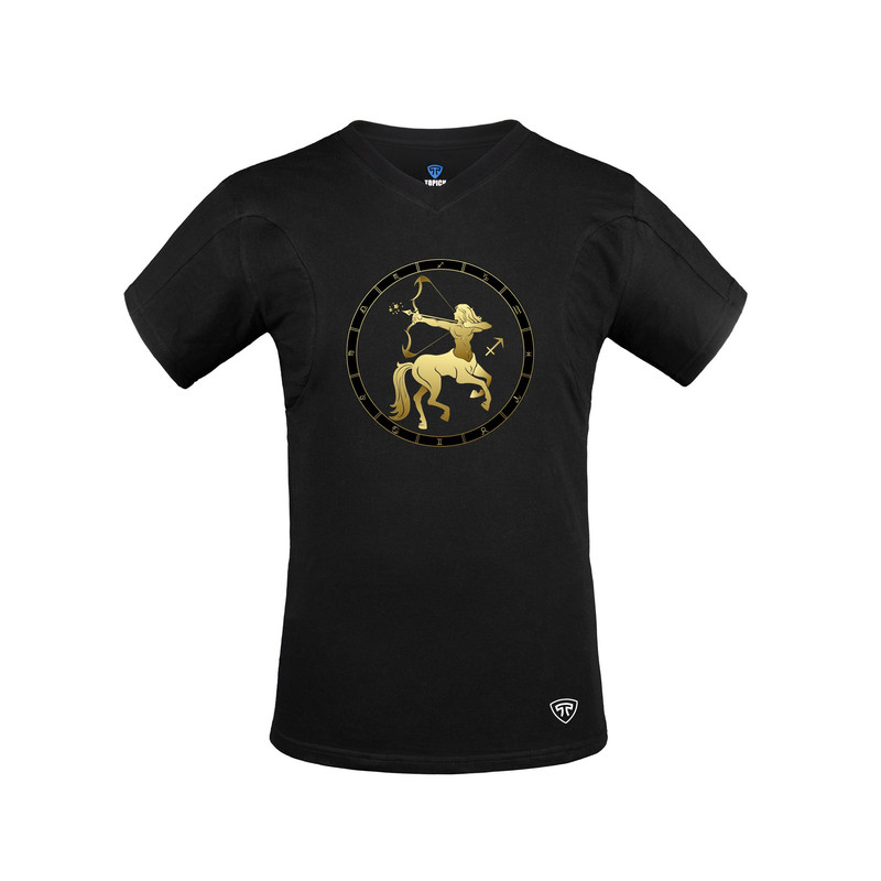 تی شرت آستین کوتاه مردانه تاپیک مدل نانو آنتی باکتریال ضدتعریق یقه هفت بسته آذر ماه