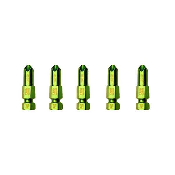 سری پیچ گوشتی چهارسو تام مدل بیت خور کد AJ-PH2*25MM مجموعه 5 عددی  