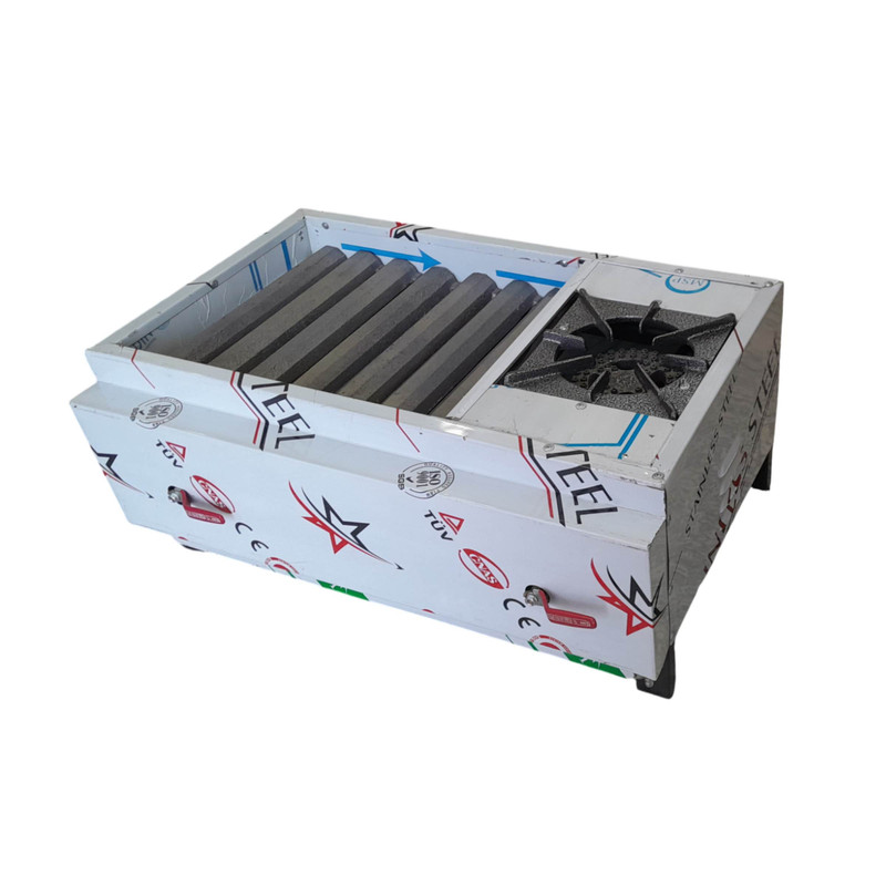 کباب پز مدل 7 شعله پلوپز دار