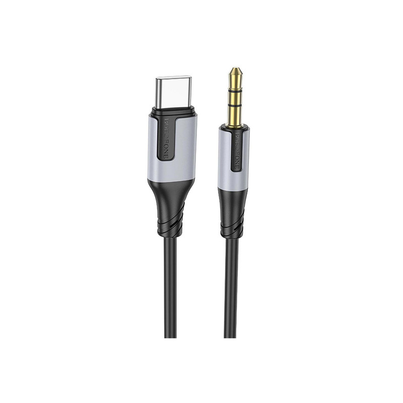 کابل تبدیل USB-C به جک 3.5 میلی متری بروفون مدل BL19 طول 1 متر