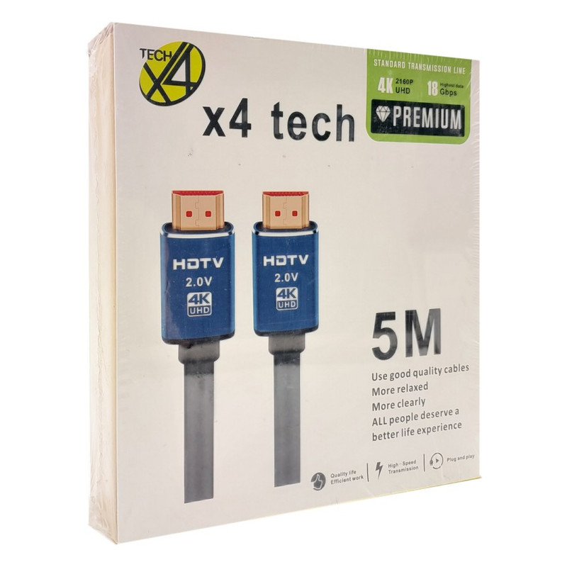کابل HDMI ایکس فورتک مدل  4K طول 5 متر