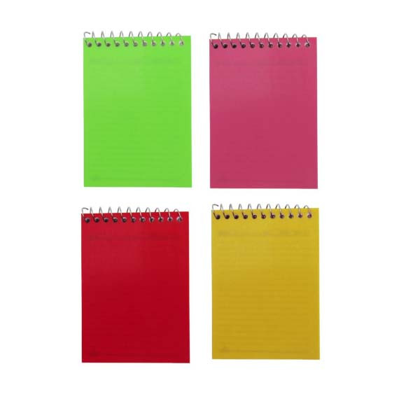 دفترچه یاداشت 50 برگ مدل ساده کد 102 مجموعه 4 عددی