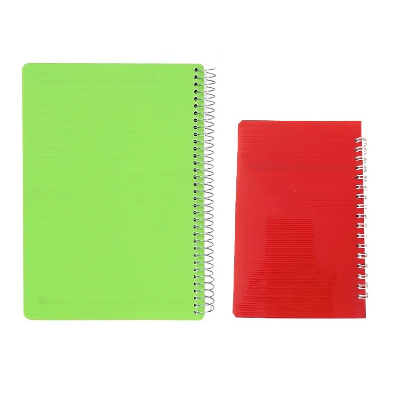 دفتر زبان 50 برگ مدل ساده به همراه دفترچه لغت بسته 2 عددی