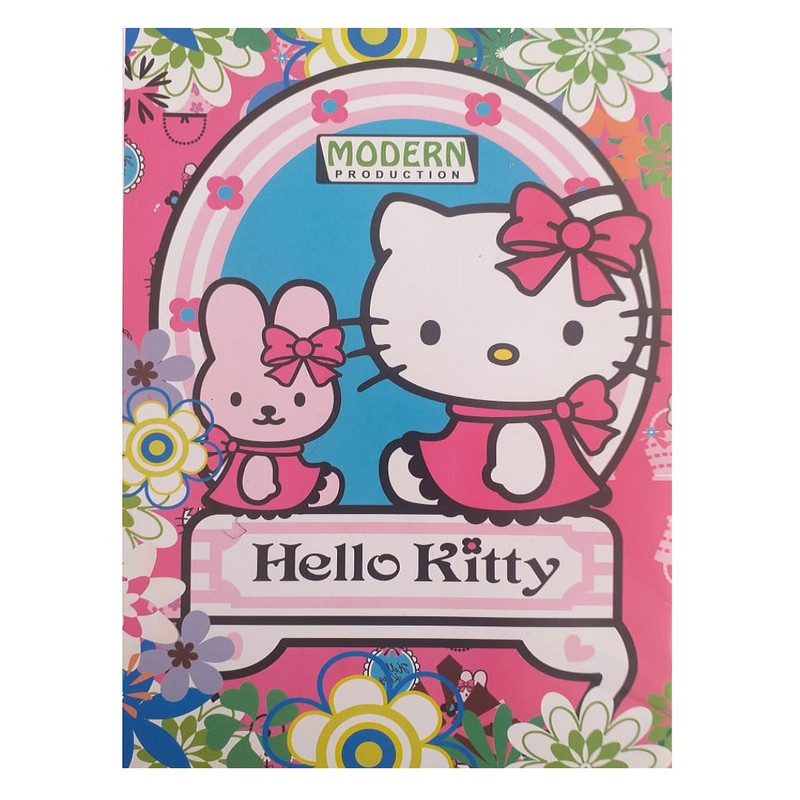 دفتر شطرنجی مدرن طرح هلو کیتی کد 001