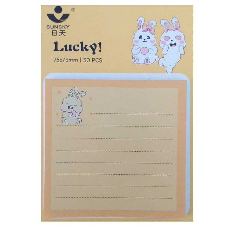کاغذ یادداشت چسب دار مدل خرگوش کد 001