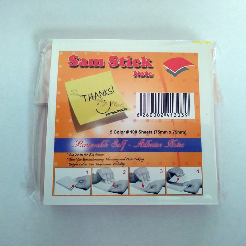 کاغذ یادداشت چسب دار سم مدل S1