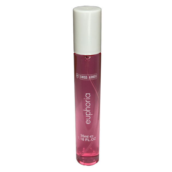 عطر جیبی زنانه سوئیس آرمه مدل euphoria Calvin Klein با رایحه معتدل و شیرین حجم 35 میلی‌لیتر