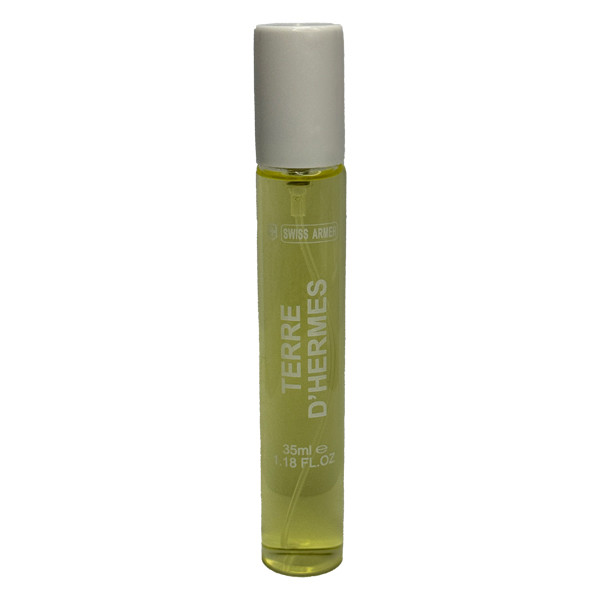 عطر جیبی مردانه سوئیس آرمه مدل TERRE DHERMES با رایحه تند و تلخ حجم 35 میلی‌لیتر