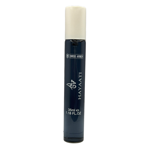 عطر جیبی مردانه سوئیس آرمه مدل HAYAATI با رایحه خنک و تلخ  حجم ۳۵ میلی‌لیتر