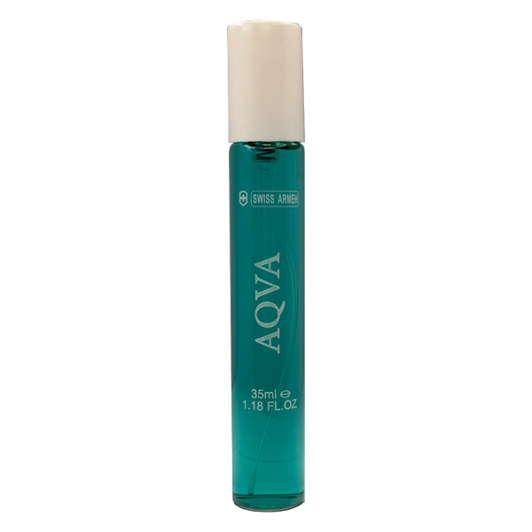 عطر جیبی مردانه سوئیس آرمه مدل AQVA BVLGARI با رایحه خنک و معتدل حجم 35 میلی‌لیتر