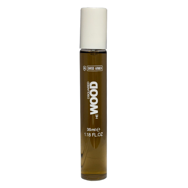 عطر جیبی مردانه سوئیس آرمه مدل WOOD با رایحه خنک و تند حجم ۳۵ میلی‌لیتر