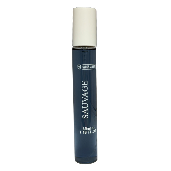 عطر جیبی مردانه سوئیس آرمه مدل SAVAGE Dior با رایحه خنک و تلخ حجم ۳۵ میلی‌لیتر