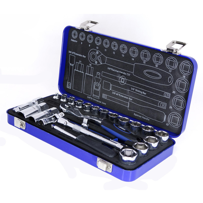 آچار بکس اپکس مدل ART-APX-TS-24P  مجموعه 24 عددی