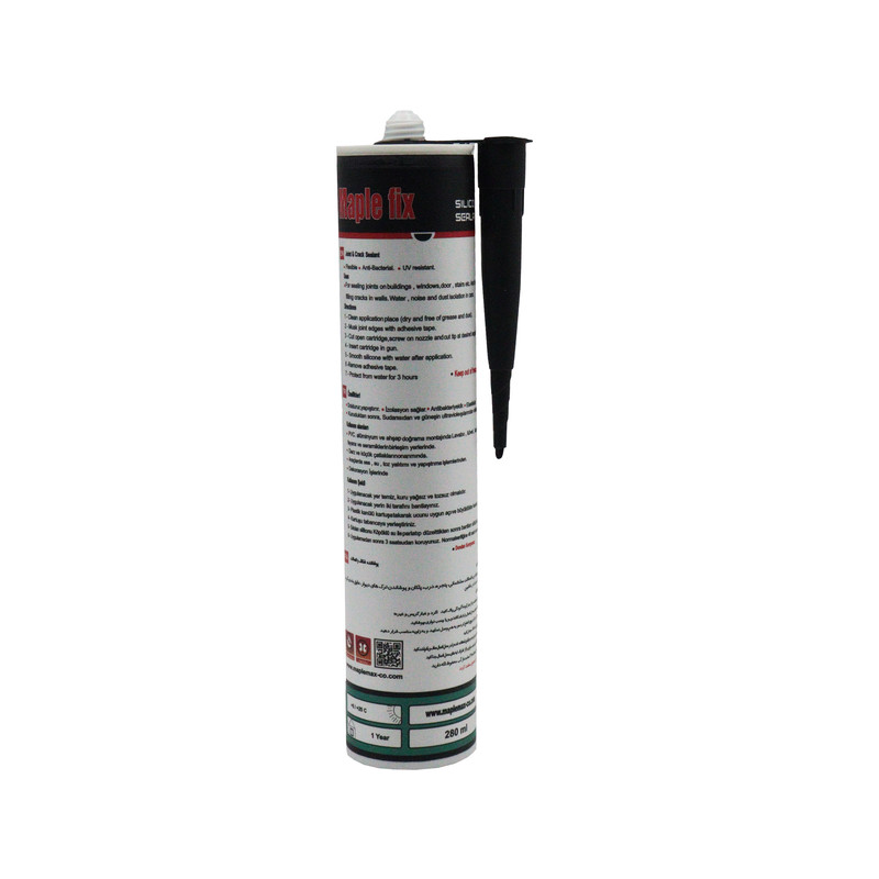 چسب سیلیکون مپل فیکس مدل  YP-bk-280ML حجم 280 میلی لیتر