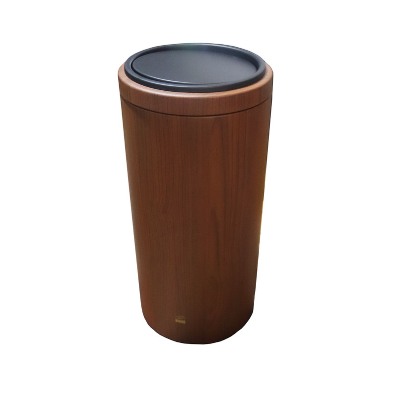 سطل زباله بهازکالا مدل  استوانه ای کد YP-BADBEZANI-60CM