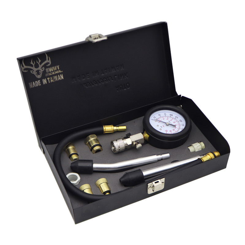 دستگاه کمپرس سنج سیلندر مدل سویفت کد YP-TAIWAN-300PSI مجموعه 10 عددی