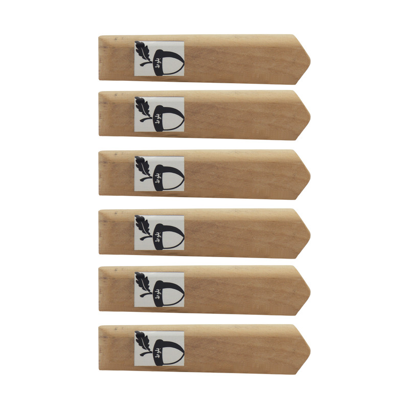 دسته چاقو مدل بلوط کد YP-CHOBI-12.5CM مجموعه 6 عددی
