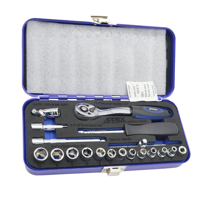 آچار بکس اپکس مدل YP-1/4DRIVE-APX-1520 مجموعه 20 عددی 