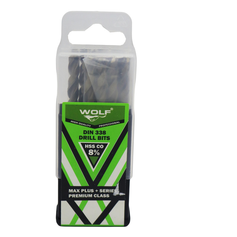 مته آهن ولف مدل مکس پلاس کد YP-08.5MM سایز 8.5 میلی متر مجموعه 10 عددی 