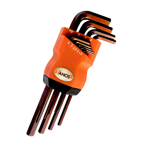 مجموعه 9 عددی آچار آلن تانوس مدل 6 گوش کد 09