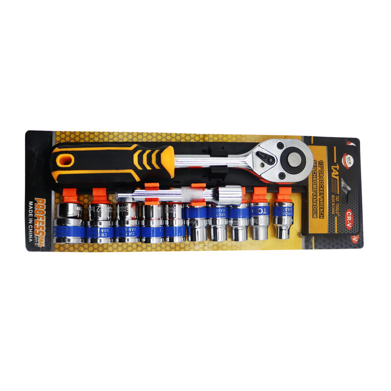 آچار بکس تات مدل YP-1/2INCH-12  مجموعه 12 عددی 