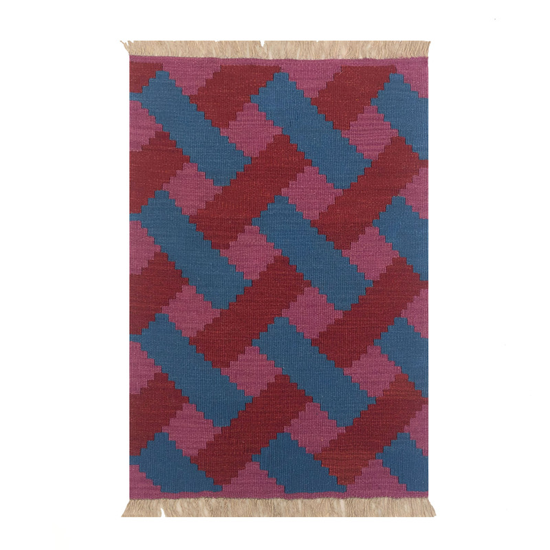  گلیم دستبافت نیم متری طرح شیرازی کد 906041