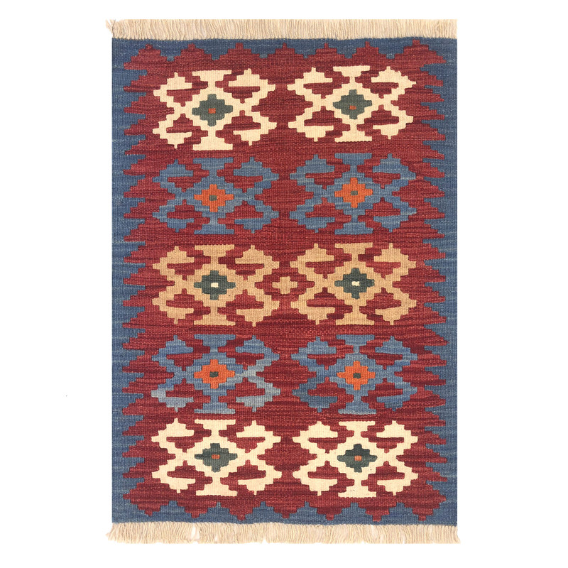    گلیم دستبافت نیم متری طرح شیرازی کد 906063