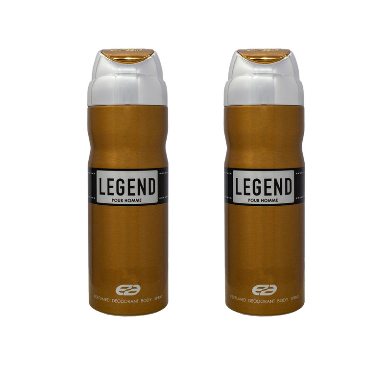 اسپری خوشبو کننده بدن مردانه عماد آرا مدل Legend حجم 200 میلی لیتر مجموعه 2 عددی
