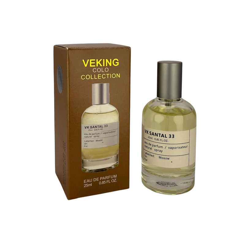 عطر جیبی ویکینگ کولو مدل سانتال 33 با رایحه تلخ حجم 25 میلی لیتر