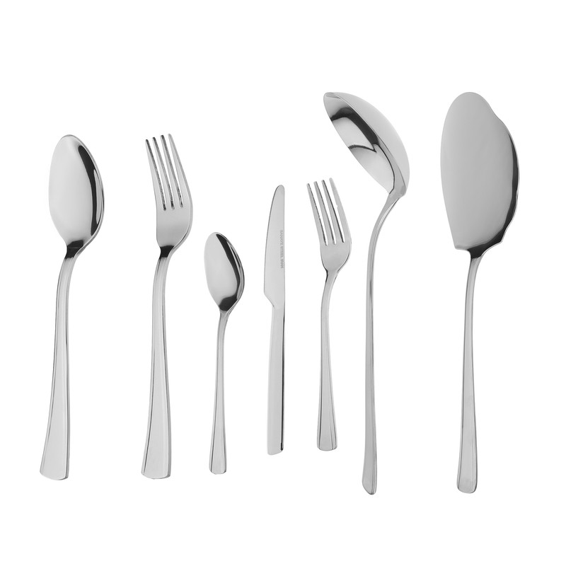 سرویس قاشق و چنگال 32 پارچه صنایع استیل ایران مدل مونزا New