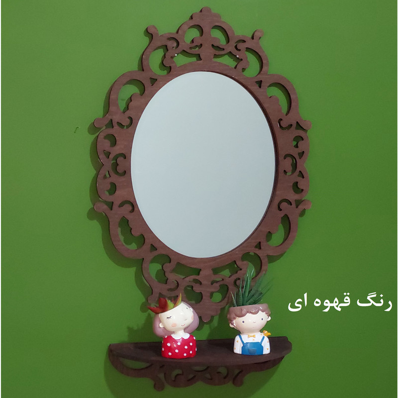 آینه خونه خاص مدل TAJ به همراه شلف دیواری