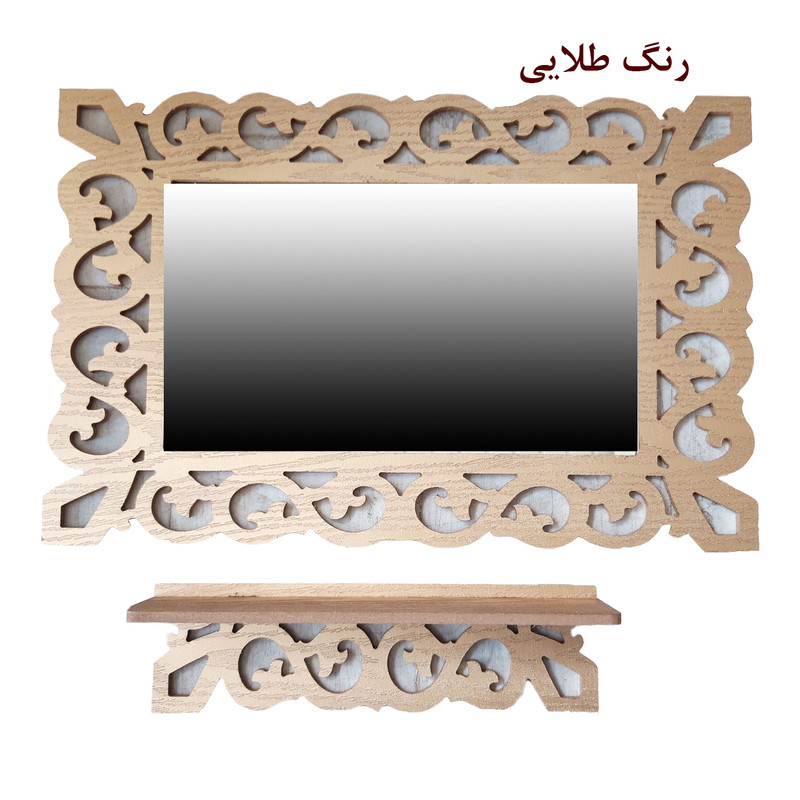 آینه خونه خاص مدل یاقوت به همراه شلف دیواری