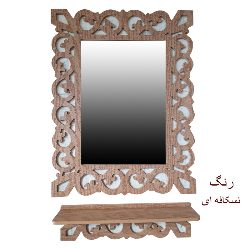 آینه خونه خاص مدل یاقوت به همراه شلف دیواری