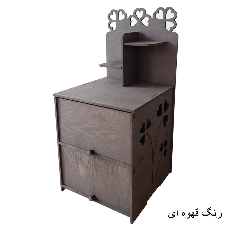 میز پاتختی خونه خاص طرح گل