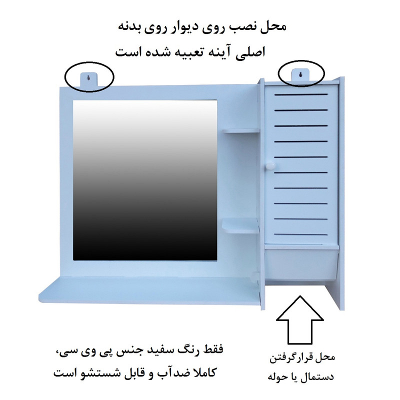 ست آینه و باکس خونه خاص مدل Right Box