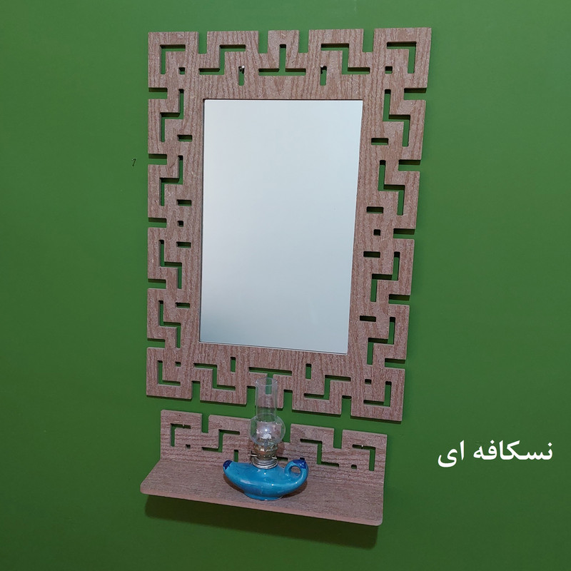 آینه خونه خاص مدل BVER به همراه شلف دیواری