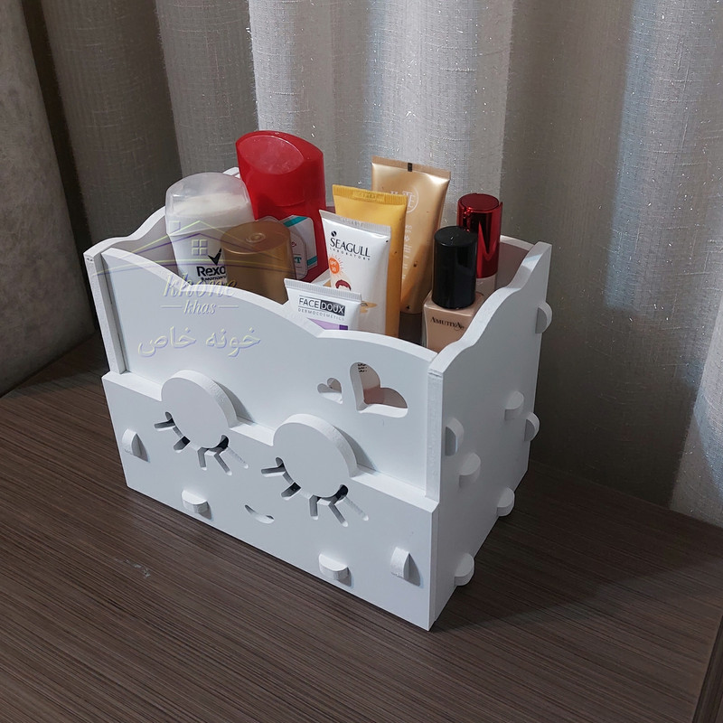 شلف رومیزی خونه خاص مدل آرایشی طرح چشمک