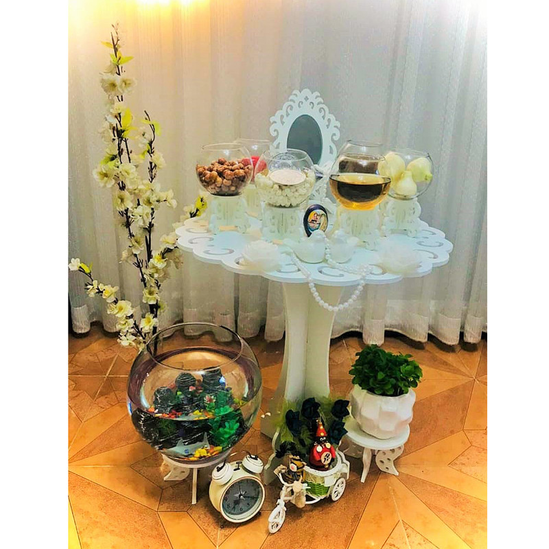 مجموعه هفت سین 8 پارچه خونه خاص طرح Flower