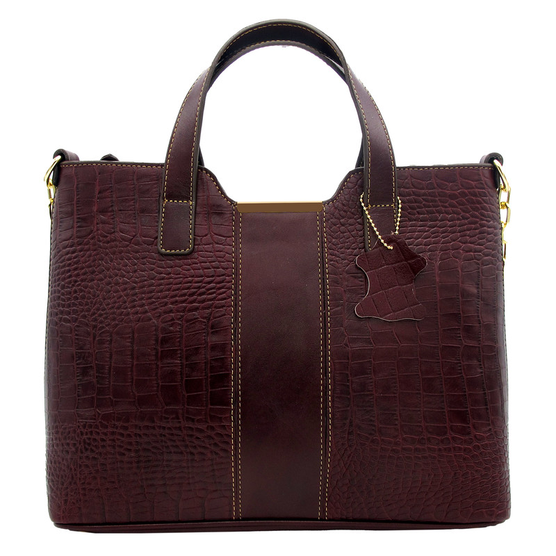 کیف دوشی زنانه مدل چرم طبیعی کد 122